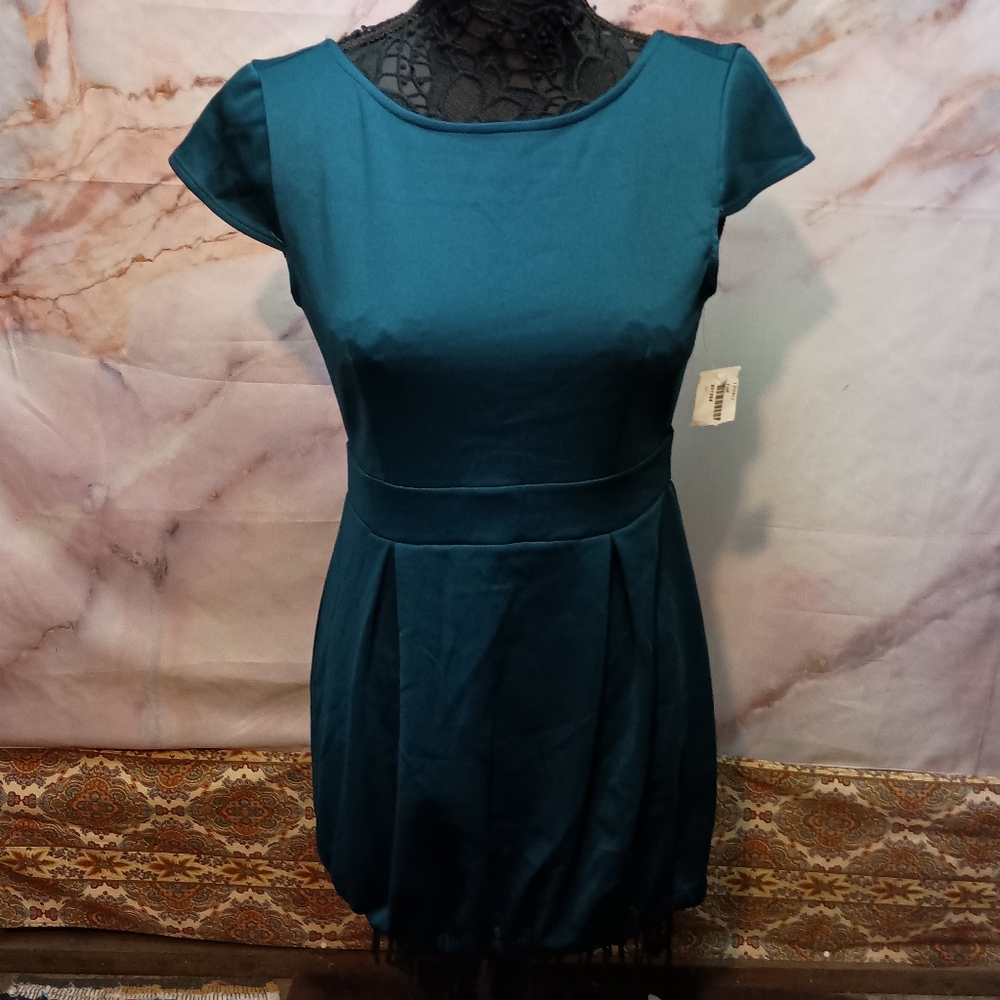 NWT The Vintage Shop Teal Dress